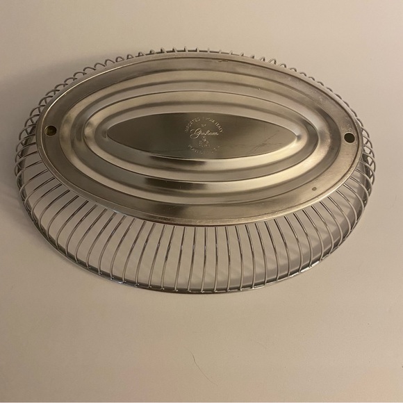 Gorham Silver Plated Wire Basket - Picture 3 of 5